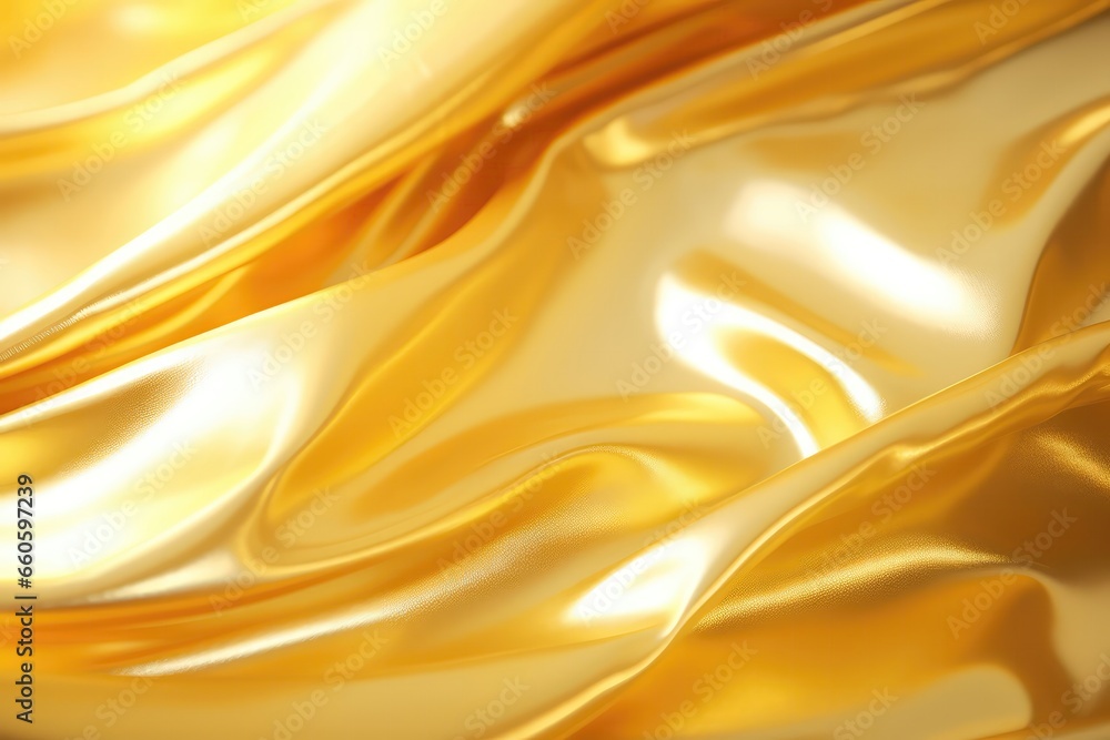 Gold Foil Background Shimmers With Captivating Light Reflections Gold Foil Background Shimmers With Captivating Light Reflections