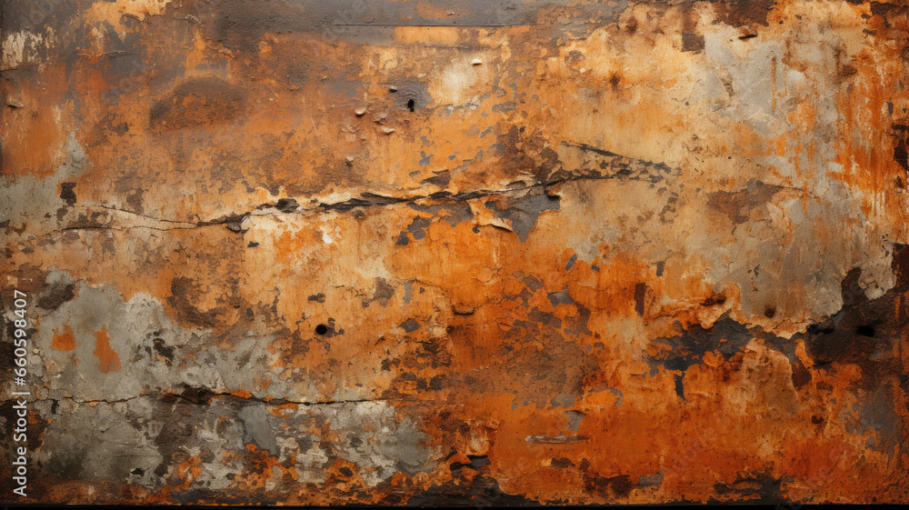 Rusted metal surface weathered aged orange brown HD texture background Highly Detailed