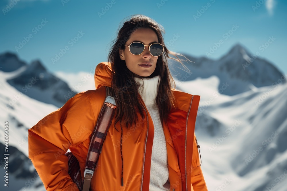 photo of a beautiful woman in stylish clothes against the backdrop of a big city. Fashion and style concept photo of a beautiful woman in stylish clothes against the backdrop of a big city. Fashion and style concept