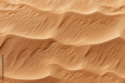Aerial View Of Desert Texture, Displaying Sand And Dune Patterns For Use As Background
