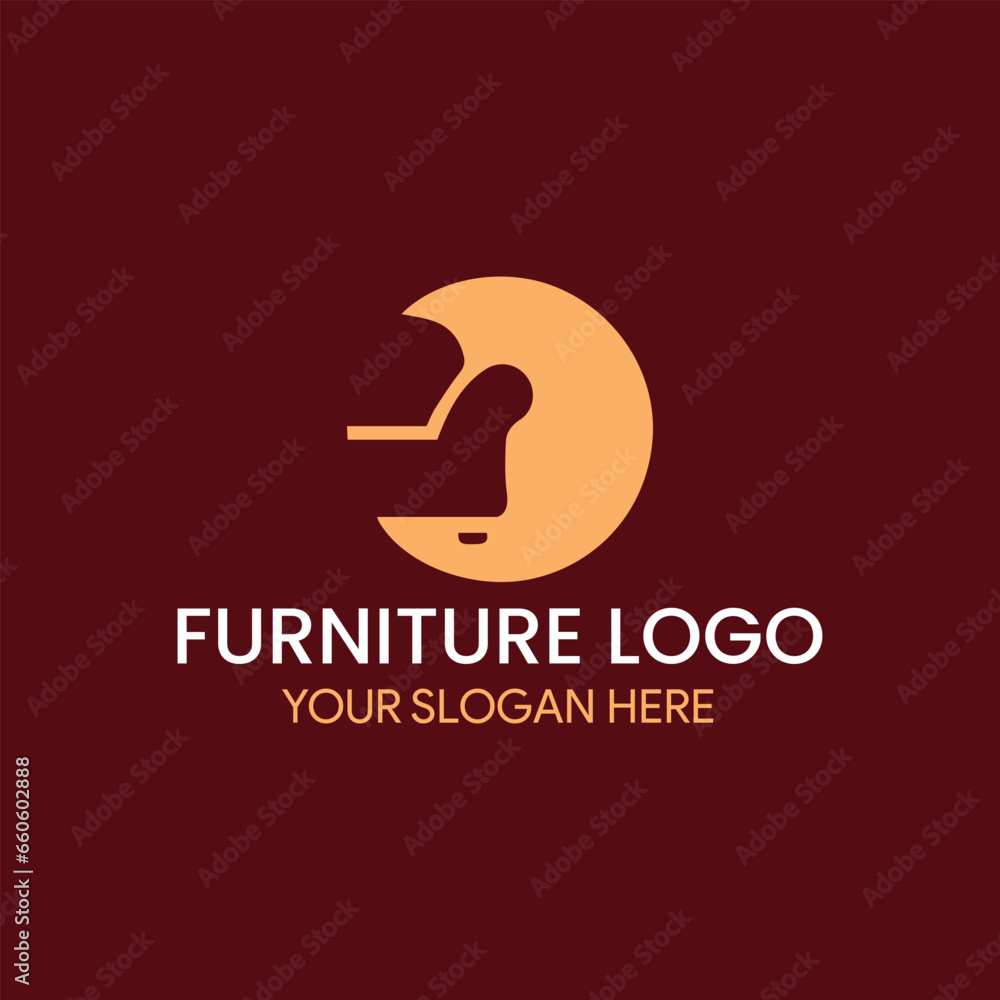 furniture store home interior décor logo design vector furniture store home interior décor logo design vector