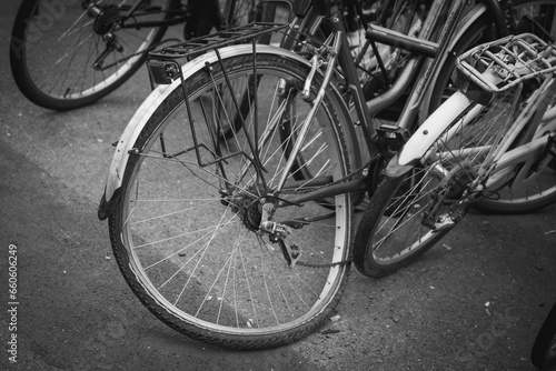 Broken bike wheel
