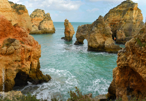 Spectacular Rocky Portugal Coastal Scenery