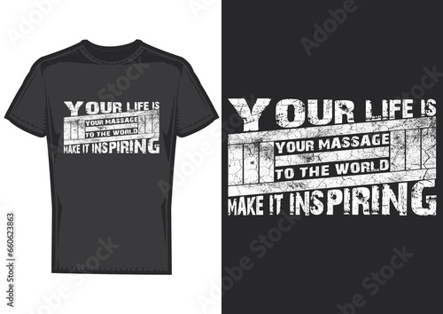 Motivation typography t-shirt design 