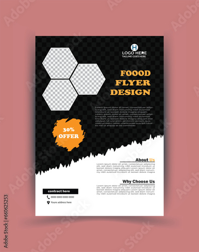 Food Flyer ,Food E-Magazine , restaurant flyer
