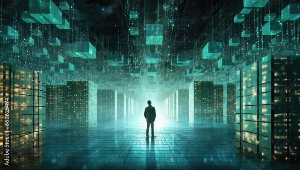 specialist working in Data Center specialist working in Data Center