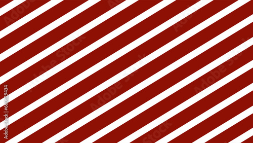 White and dark red diagonal stripes