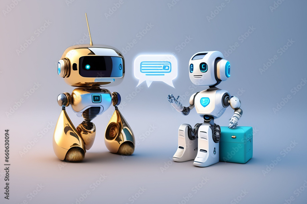Chatbot robot communicate technology intelligent, digital help and assistance online concept. Chatbot robot communicate technology intelligent, digital help and assistance online concept.