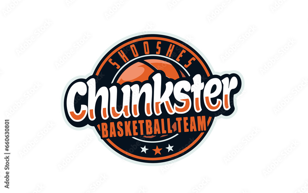Naklejka premium Chunkster basketball