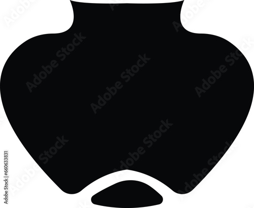 Amphora icons set. set of amphora vector icons for web design, Set of different funeral cremation urns isolated on white background