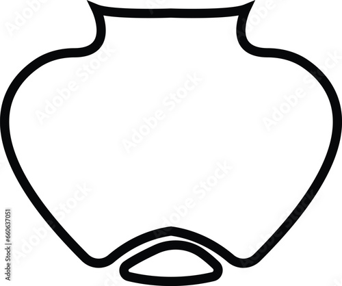 Amphora icons set. set of amphora vector icons for web design, Set of different funeral cremation urns isolated on white background