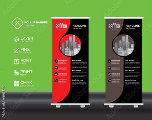 Eye catching, effective roll up banner