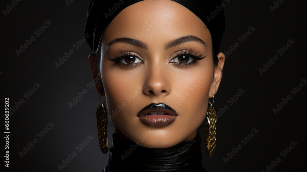 Lips painted black on the cover of 'LIPS'. Mysterio's Lips Eclipse of