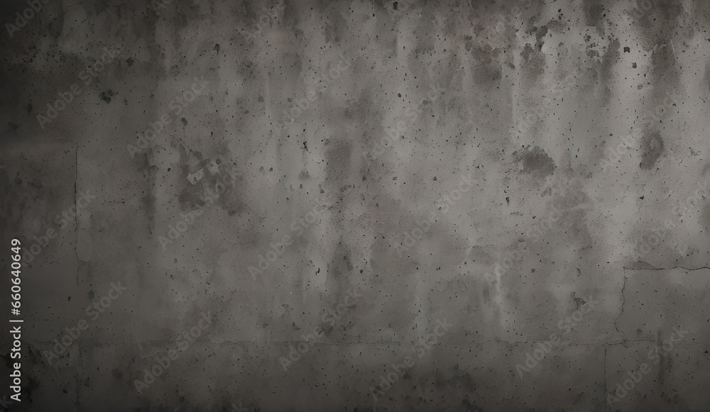 Grunge metal wall texture background, suitable for Halloween theme background, old cracks in cement, dusty old film effect texture, horror concrete imitation facade wall, generative AI - obrazy, fototapety, plakaty 