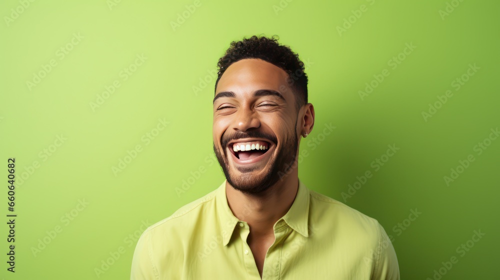 Fototapeta premium Man smiling