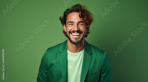 Man smiling