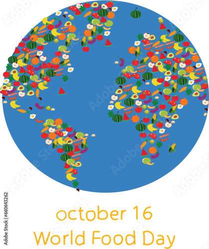 world food day is celebrated every year on 16 October.
