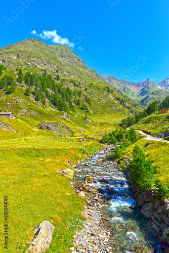 Die Botzergruppe in den südlichen Stubaier Alpen in Südtirol, Italien 