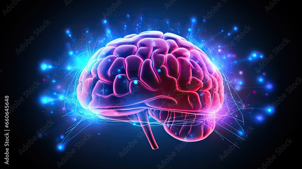 Abstract human brain Abstract human brain