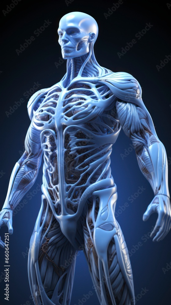 Illustration of the male anatomy Illustration of the male anatomy
