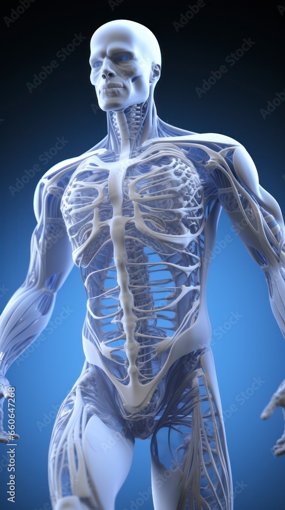 Illustration of the male anatomy Illustration of the male anatomy