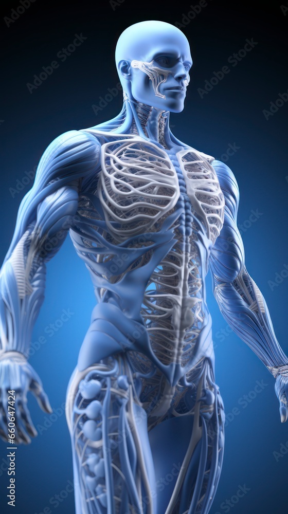 Illustration of the male anatomy Illustration of the male anatomy