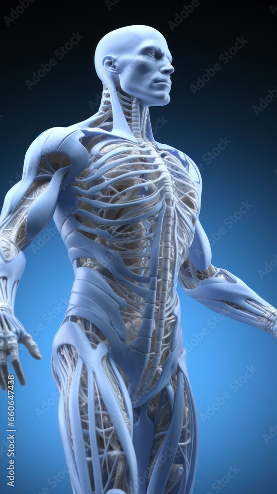 Illustration of the male anatomy Illustration of the male anatomy