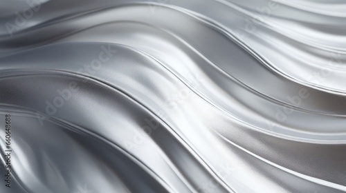 Platinum abstract texture with waves and gradient. Platinum metalic background. abstract Platinum. Horizontal format for banners texture wallpapers. AI generated.