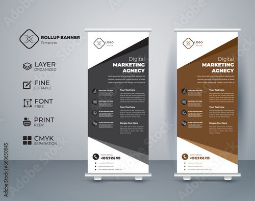 Eye catching, effective roll up banner