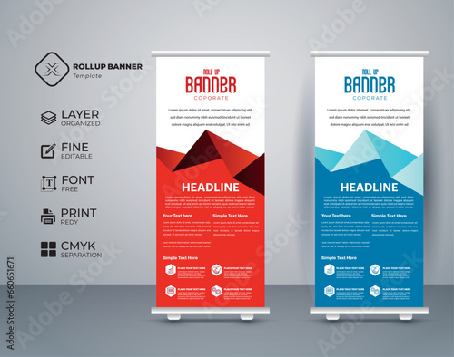 Eye catching, effective roll up banner