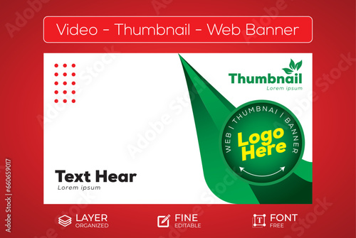 Social Media Thumbnail Design template