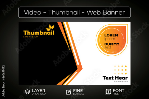 Social Media Thumbnail Design template