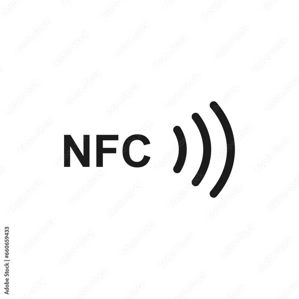 NFC technology. Contactless, wireless payment. Contactless wireless pay. Near field communication - obrazy, fototapety, plakaty 