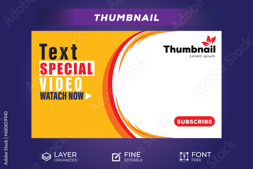 Social Media Thumbnail Design template