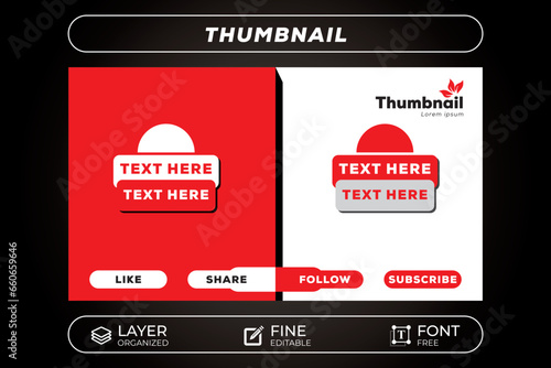 Social Media Thumbnail Design template