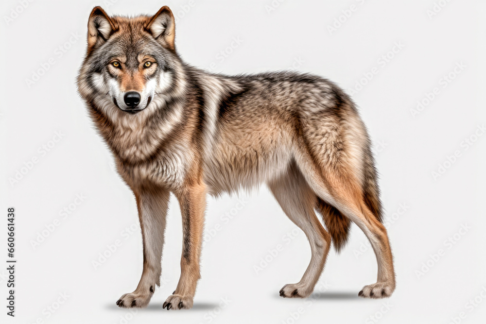 wolf isolated on white background with clipping path wolf isolated on white background with clipping path