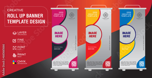 Eye catching  effective roll up banner