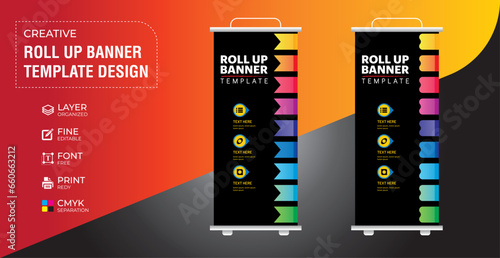 Eye catching  effective roll up banner