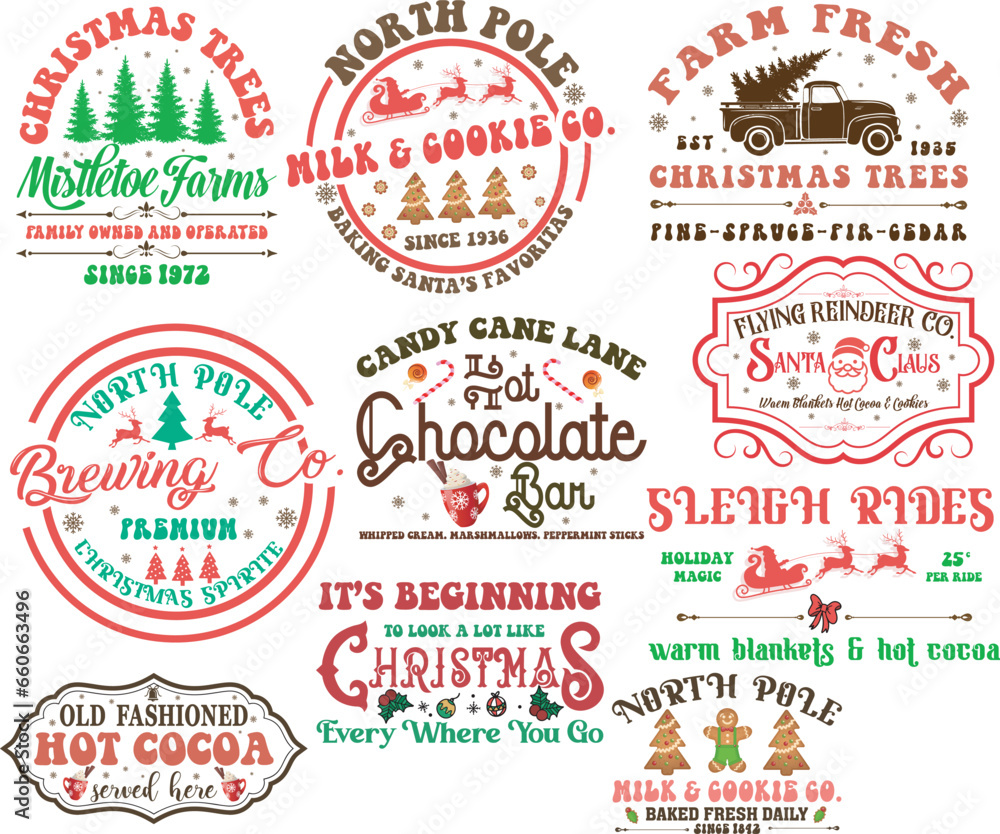 Fototapeta premium Vintage Christmas