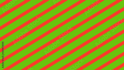 Green and red diagonal stripes