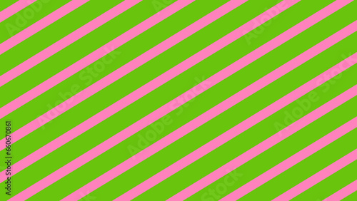 Green and pink diagonal stripes