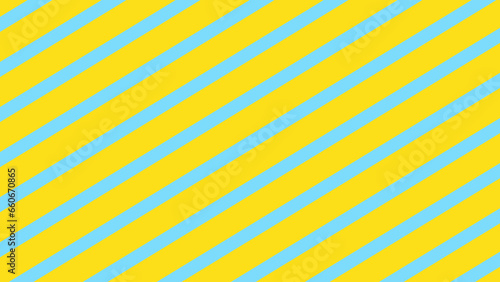 Yellow and blue diagonal stripes