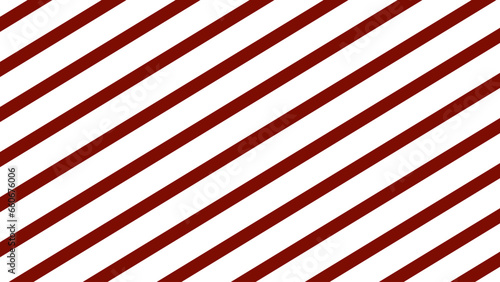 White and dark red diagonal stripes