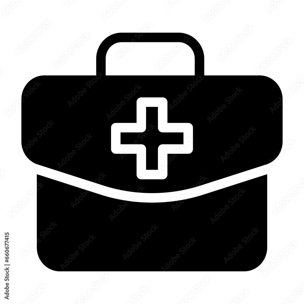 Fototapeta premium Solid Aid icon