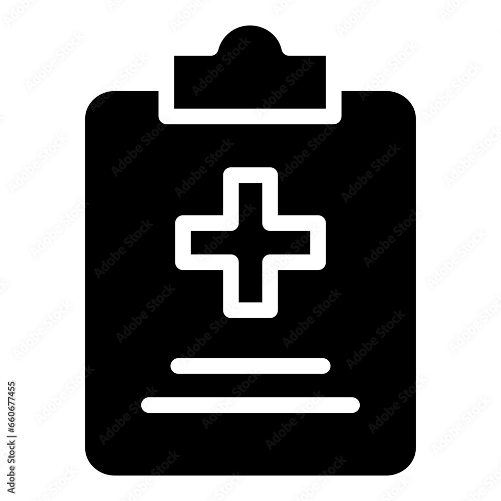 Solid Medicine Chart icon Solid Medicine Chart icon