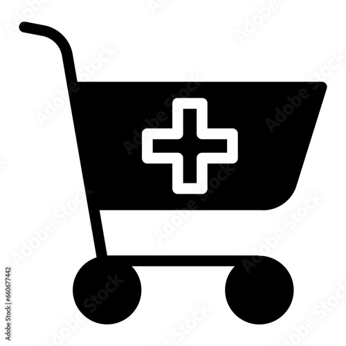 Solid Medicine Cart icon