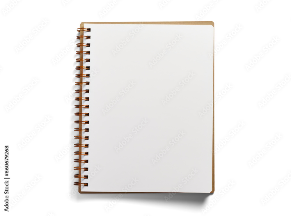 spring notepad front view, png file of isolated cutout object with shadow on transparent background. spring notepad front view, png file of isolated cutout object with shadow on transparent background.