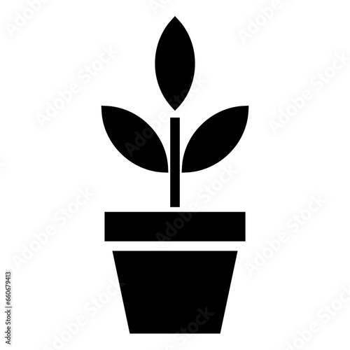 Solid Pot Plant icon