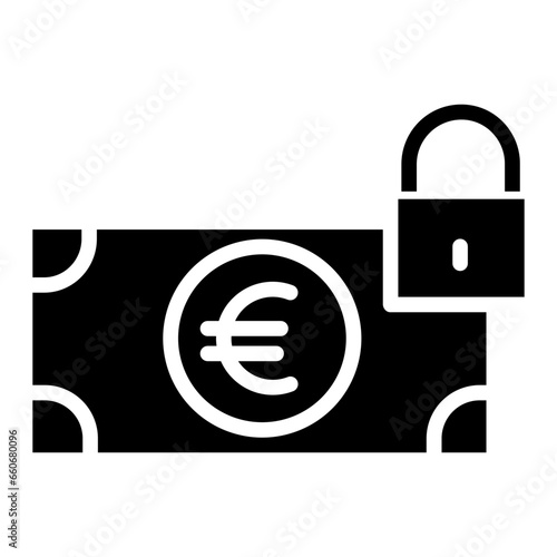 Solid Lock Euro icon