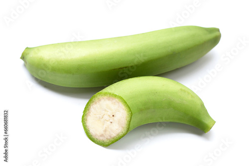 Wallpaper Mural Raw banana isolated on white background. Torontodigital.ca